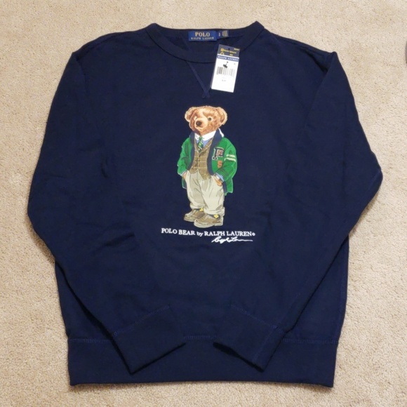 HP Polo Ralph Lauren Polo Bear Sweatshirt - Picture 2 of 6